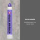 thumbnail image 2 of Marcador sólido Sakura Purple Paint, paquete de 3, 2 of 7