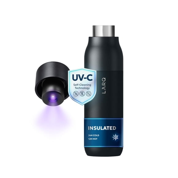 Botella LARQ PureVis 740 ml Autolimpiante con Tecnología UV e Aislamiento Térmico