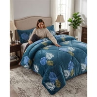 Myl Todo Hogar - Plumón Térmico 2 Plazas Plush Y Chiporro Extra Cálido Invierno