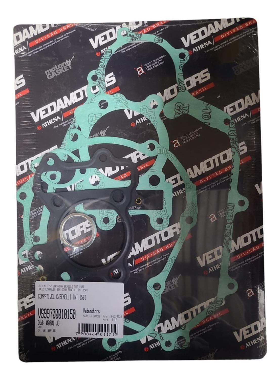 Genérico - Kit Empaquetaduras Moto Benelli Tnt 150I Negro