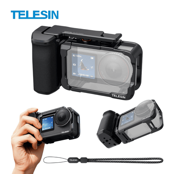 Kit Grip + Jaula Aluminio Empuñadura para DJI Osmo Action 6
