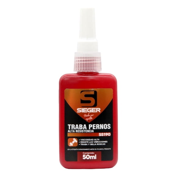 Traba Pernos De Alta Resistencia Sieger Ss190 50ml