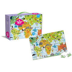 Vadell - Puzzle Infantil 180 Piezas Mapa Mundo Animado