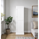 thumbnail image 3 of Ropero de Madera 1 Puerta Armario Compacto con Barra - Blanco - 60x50x180 cm, 3 of 3