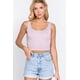 thumbnail image 1 of Blusa Saronite Básico Crop Sin Mangas Lilac Agua Mujer, 1 of 4