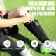 thumbnail image 4 of Espinilleras de fútbol MEIXINZHI para niños, jóvenes y adultos, negras, XL, 4 of 7
