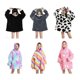 thumbnail image 2 of Pijama Bata Frazada Polar Polerón Térmica De Felpa Niño 6 13 Gris Liso 5 6 Año, 2 of 2