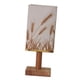 thumbnail image 4 of Lámpara De Mesa De Noche Decorativa Con Pantalla De Tela De Lino Base De Madera De Trigo Blanco Cálido, 4 of 5