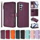thumbnail image 3 of Funda Cartera Mariposa para [Samsung Galaxy A25 5G] con Soporte y Cremallera Violeta, 3 of 6