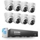 thumbnail image 1 of Sistema de Cámaras de Seguridad CCTV ZOSI 8 unidades 8MP 4K POE Disco Duro 2TB, 1 of 9