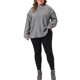 thumbnail image 2 of Agnes Orinda Conjuntos de Halloween para Mujeres Tallas Grandes Suéter con Costura en Contraste Expuesta Cuello Simulado Manga Larga Casual Suave Tejido de Punto Jersey 1X Gris, 2 of 6