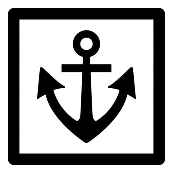 Decomural Anchor Badge Sailing Transport WS-34608
