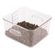 thumbnail image 1 of Recipiente Rubbermaid Commercial para almacenamiento de alimentos, 4 litros, transparente, 1 of 2