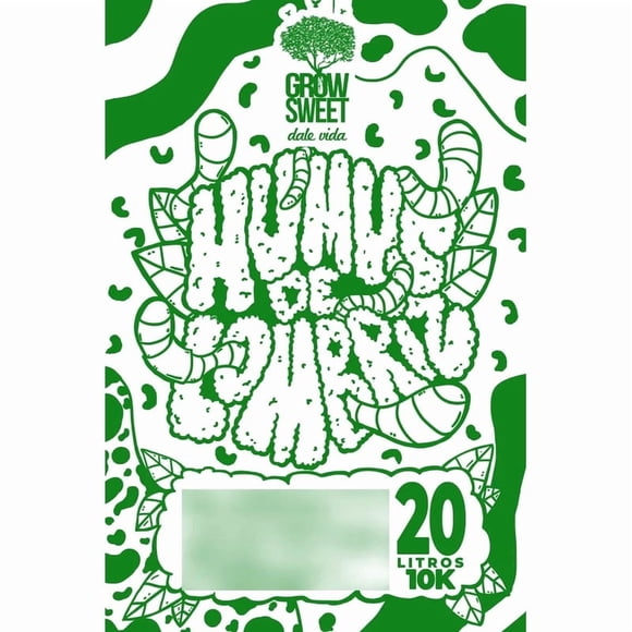 Humus de Lombriz Premium 3 Litros, Abono Orgánico para Plantas