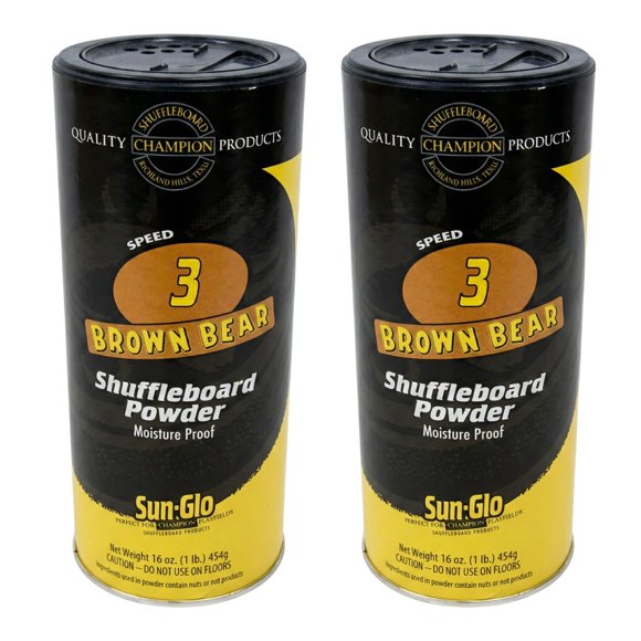 Polvo para Shuffleboard Sun-Glo Speed 3 Brown Bear 2x454g
