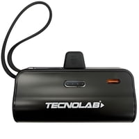 Tecnolab - Powerbank 10000Mah 20W Usb-C Y Lightning Negro - Ps