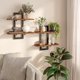 thumbnail image 1 of HOOBRO Floating Shelves for Wall, 15 Wall Shelf Set of 2, Wa, 1 of 3
