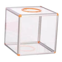 Magideal - Caja De Donación De Acrílico, Caja De Comentarios, Caja De Votación Ligera Portátil Multiusos, Contenedor De Almacenamiento De Dinero Para Votación De Medio