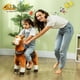 thumbnail image 2 of Caballito Mecedor Qaba Pony de Peluche con Ruedas y Sonido de Relincho, 2 of 9