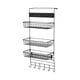 thumbnail image 3 of Organizador De Despensa Sobre La Puerta, Estante De Almacenamiento Para Lavandería, Gabinete, Cocina, Negro, 3 of 5