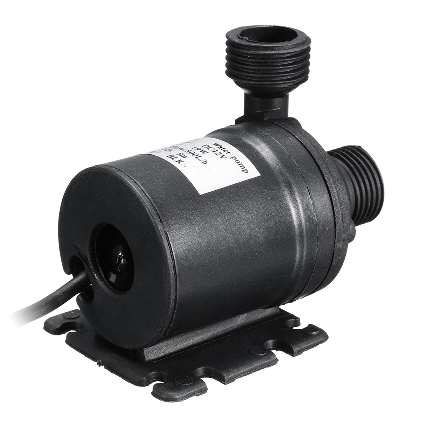Ioensy - Bombas De Fuente Portátiles 800l/h 5m Silencio Para Sistema De Circulación De Agua Adaptador De 12v Cc