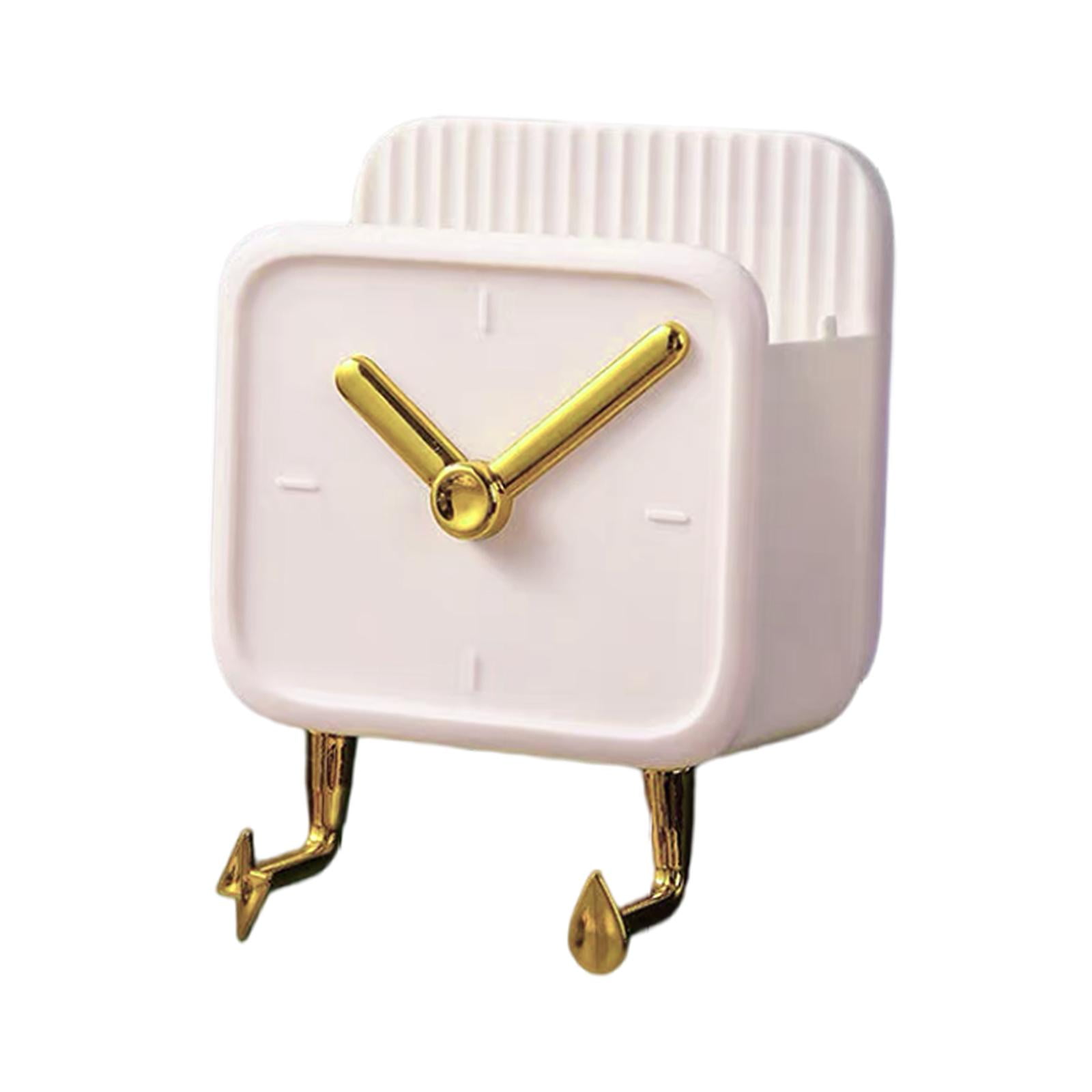 Bothyi - Soporte De Montaje En Pared Para Cepillo De Dientes Para Baño En Casa, Organizador Sin Perforaciones, Estante Para Tazas, Blanco