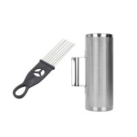 Bothyi - Instrumento Guiro Instrumento De Percusión Manual Ligero Para Actuaciones En Directo 25X7,5 Cm