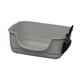 thumbnail image 3 of Caja De Arena Para Mascotas Con Tapa Abierta, Portátil, Fácil De Limpiar, Para Gatos De Interior, Color Gris, 3 of 5