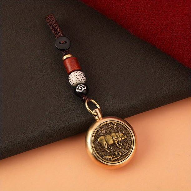 Bring Good Fortune with this Chinese Zodiac Car Keychain Pendant