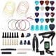 thumbnail image 1 of Kit de accesorios para guitarra NERECNDENS, 66 piezas con cuerdas, púas y más, 1 of 7