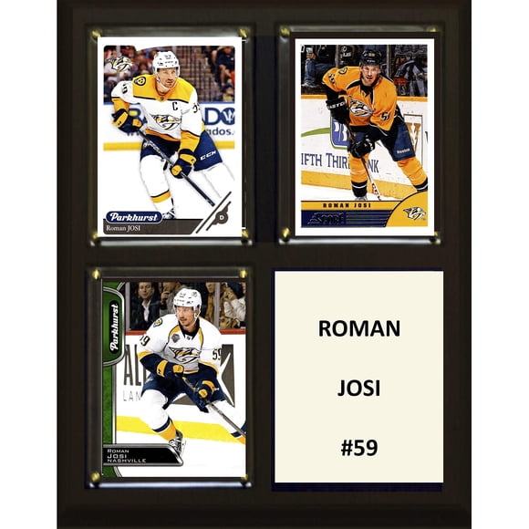 Placa C&I Collectables NHL Nashville Predators 20 x 25 cm marrón