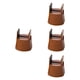 thumbnail image 2 of 4 Piezas Elevadores De Muebles Elevadores De Cama Elevadores De Cama Para Estante De Comedor Altura Del Sofá 5 Cm Marrón, 2 of 5