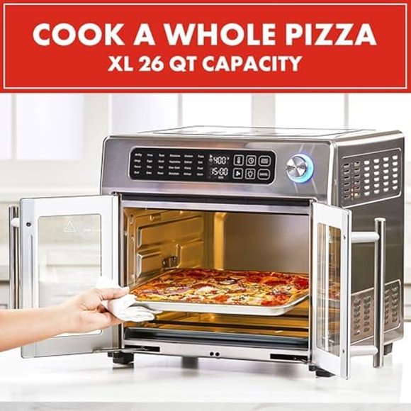 Freidora Horno Emeril Lagasse 26L French Door 1700W Acero