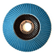 thumbnail image 1 of Disco Flap Traslapado Metal 4.5 Pulgadas Gr80 X 10 Unidades Azul, 1 of 3