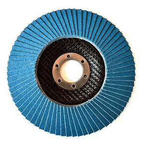 Krafter - Disco Flap Traslapado Metal 4.5 Pulgadas Gr40 X 10 Unidades Azul