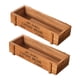 thumbnail image 4 of Macetero de madera multifuncional rectangular, contenedor de plantas para decoración del hogar, caja de madera para decoración de interiores de estilo Marrón, 4 of 5