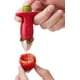 thumbnail image 5 of Descorazonador de fresas Chef'n Stem Gem rojo y verde, 5 of 9