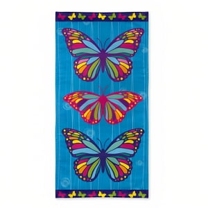 Chiteco - Toalla De Playa Velour Butterflies