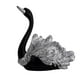 thumbnail image 1 of Estatuilla De Cisne Negro, Adorno Artesanal Moderno Para Oficina, Centro De Mesa, Sala De Estar, Cabeza Elevada, 1 of 3