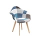 thumbnail image 3 of Sitial Pack 4 Poltrona Eames Patchwork Azul, 3 of 4
