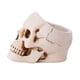 thumbnail image 5 of Skull Tealight Portavelas Organizador Resina Portalápices Para Vanity Desk Blanco, 5 of 5