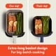 thumbnail image 2 of Air Fryer BELLA 4Qt Slim se adapta a cualquier lugar de utensilios de cocina, color ciruela, 2 of 7