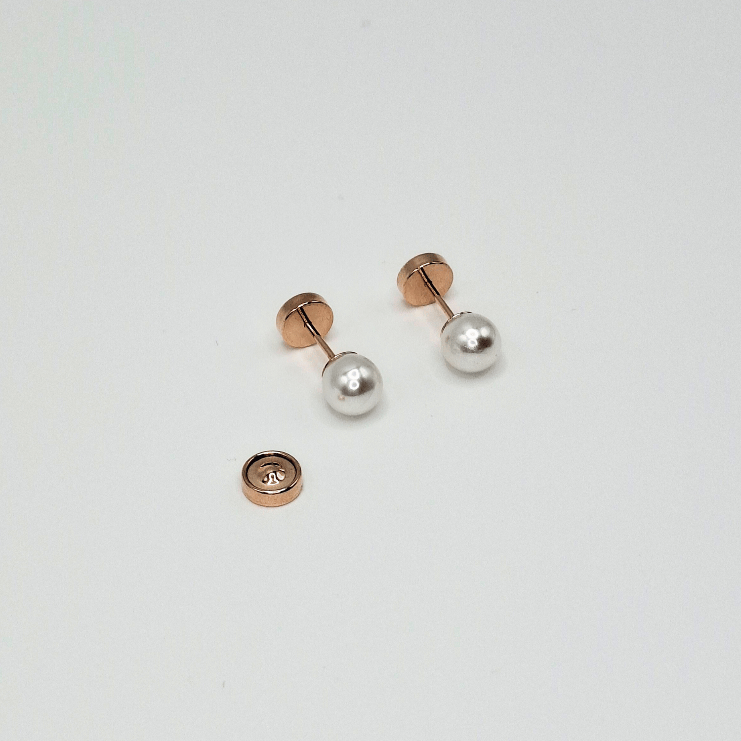 Rba Y Co - Aros Abridores Para Bebé Y Niña Laminado En Oro 20K Modelo Perla.