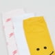 thumbnail image 2 of Calcetines Mujer Cortos Blancos y Cara amarillo Corona, 2 of 4