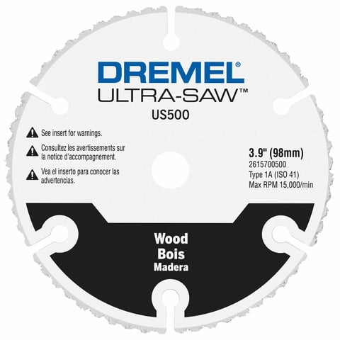 Disco De Corte Madera Dremel Us500-01 Ultra-Saw 4 Pulgadas