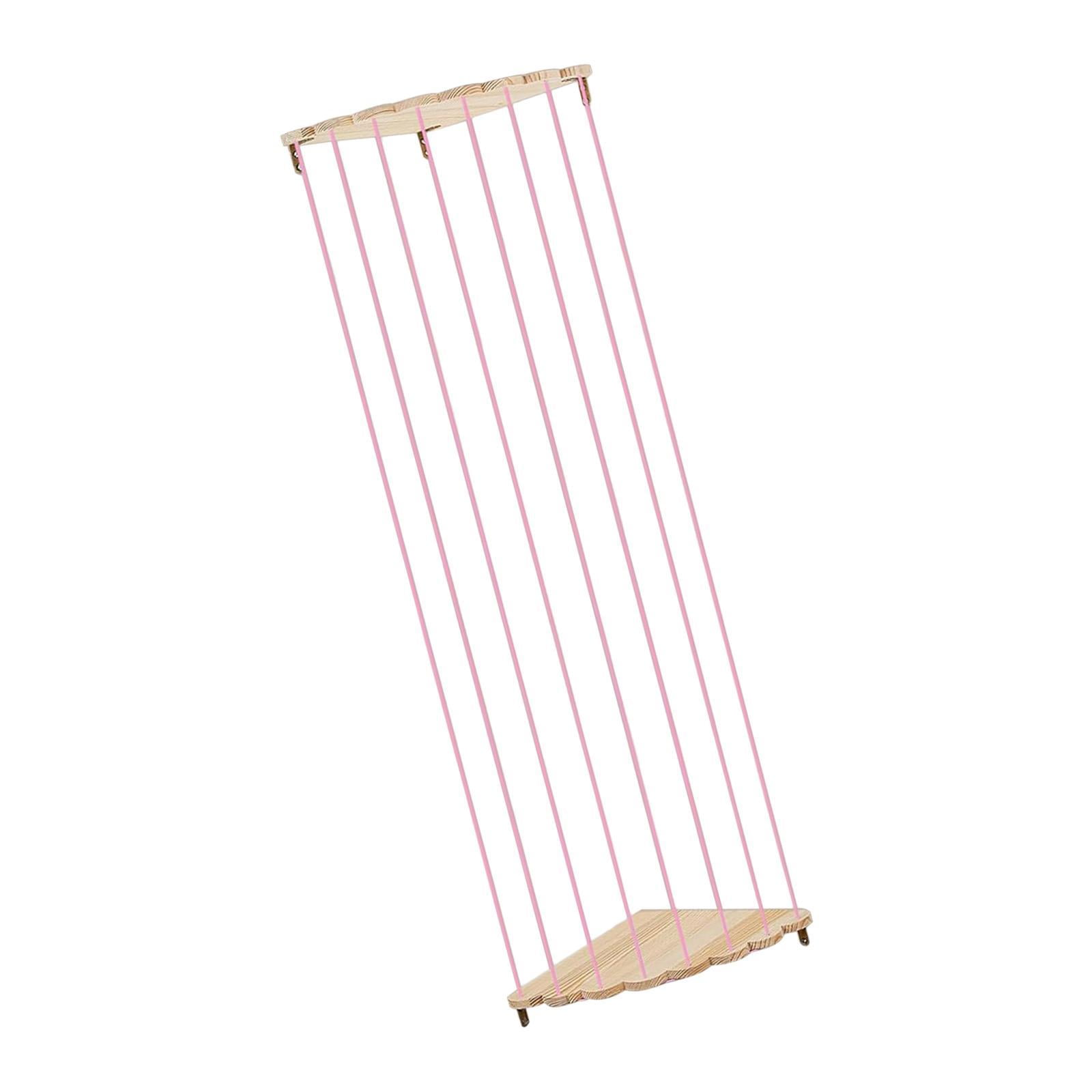 Magideal - Estante De Madera Para Juguetes De Peluche De Esquina, Organizador De Animales De Peluche Para Sala De Juegos De Niños , Rosa