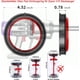 thumbnail image 2 of Anillo de sellado ancho para Dyson V10 SV12, anillo de sellado fijo para depósito de polvo para aspiradora Dyson V10, repuestos para Dyson V10, 2 of 5