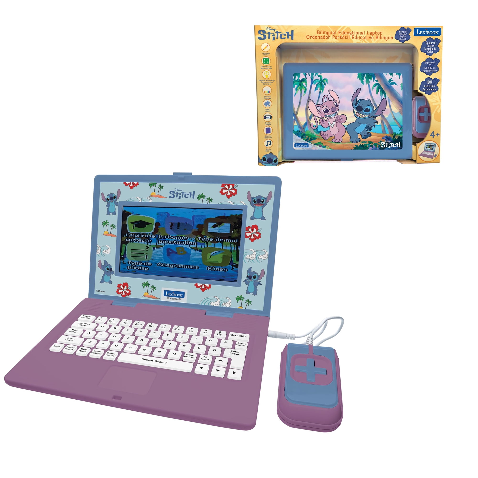 Computadora Educativa Lexibook Jc899di2 7" Bilingüe 180