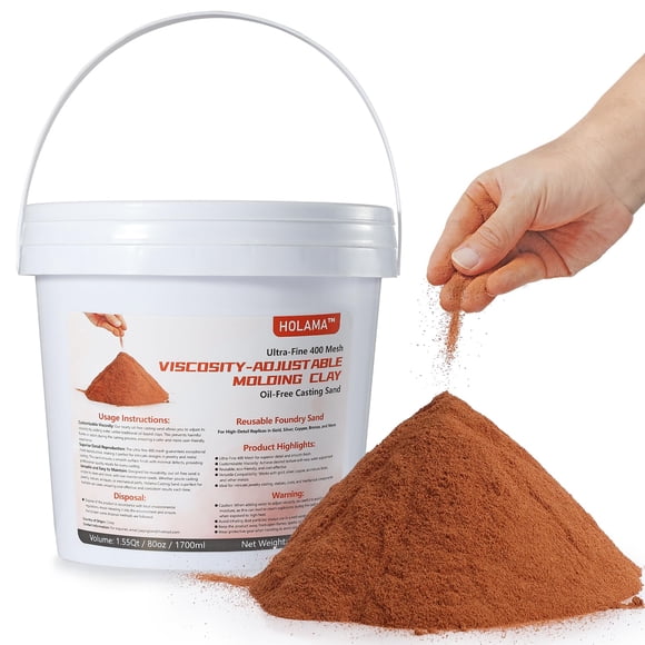 Arena de fundición holama 2,3 kg 400 malla sin aceite