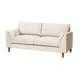 thumbnail image 2 of Sofa Milan 2C Con Resortes Pocket Lino Blanco, 2 of 3